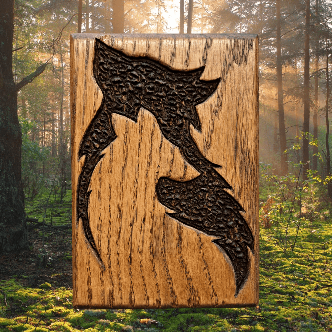 Wolf & Fox (solid oak)