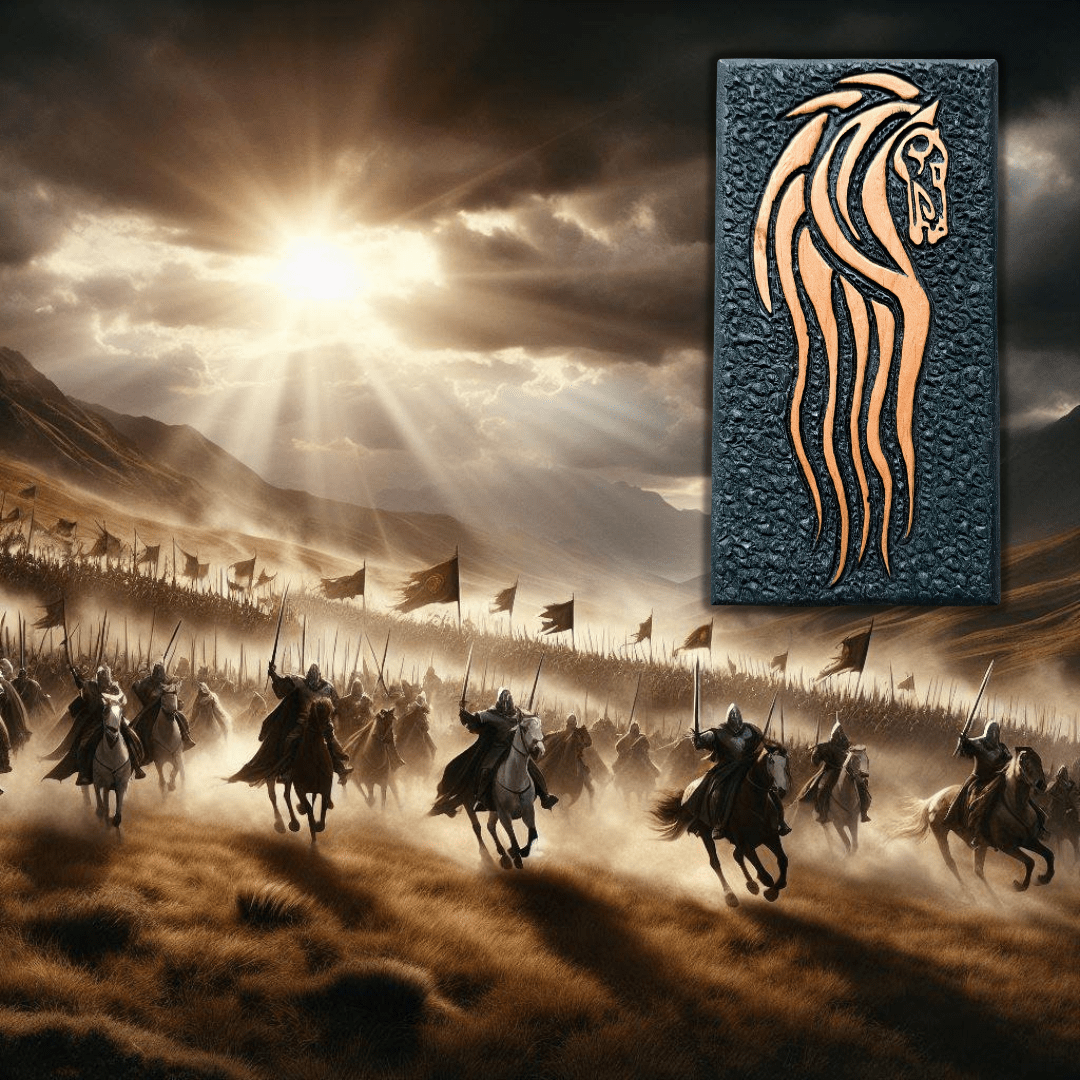 White Horse banner of Rohan - Image 3