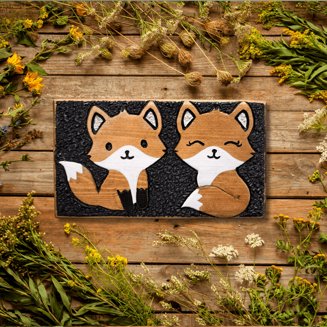 A Cuteness of Cubs – Hand carved in reclaimed wood - Image 3