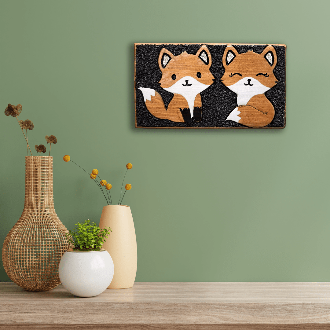 A Cuteness of Cubs – Hand carved in reclaimed wood - Image 2
