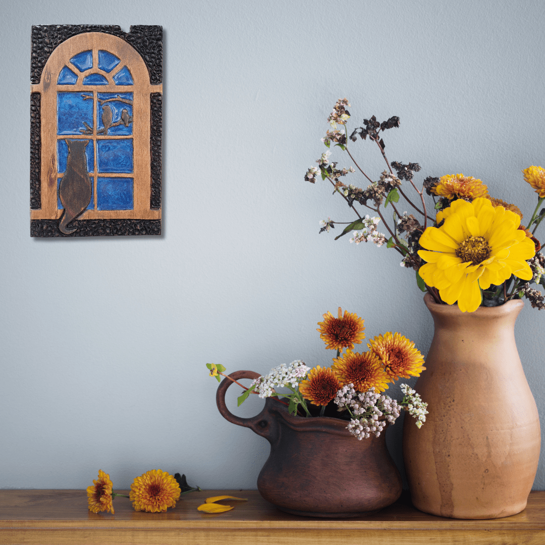 Cat sitting at window - Image 3