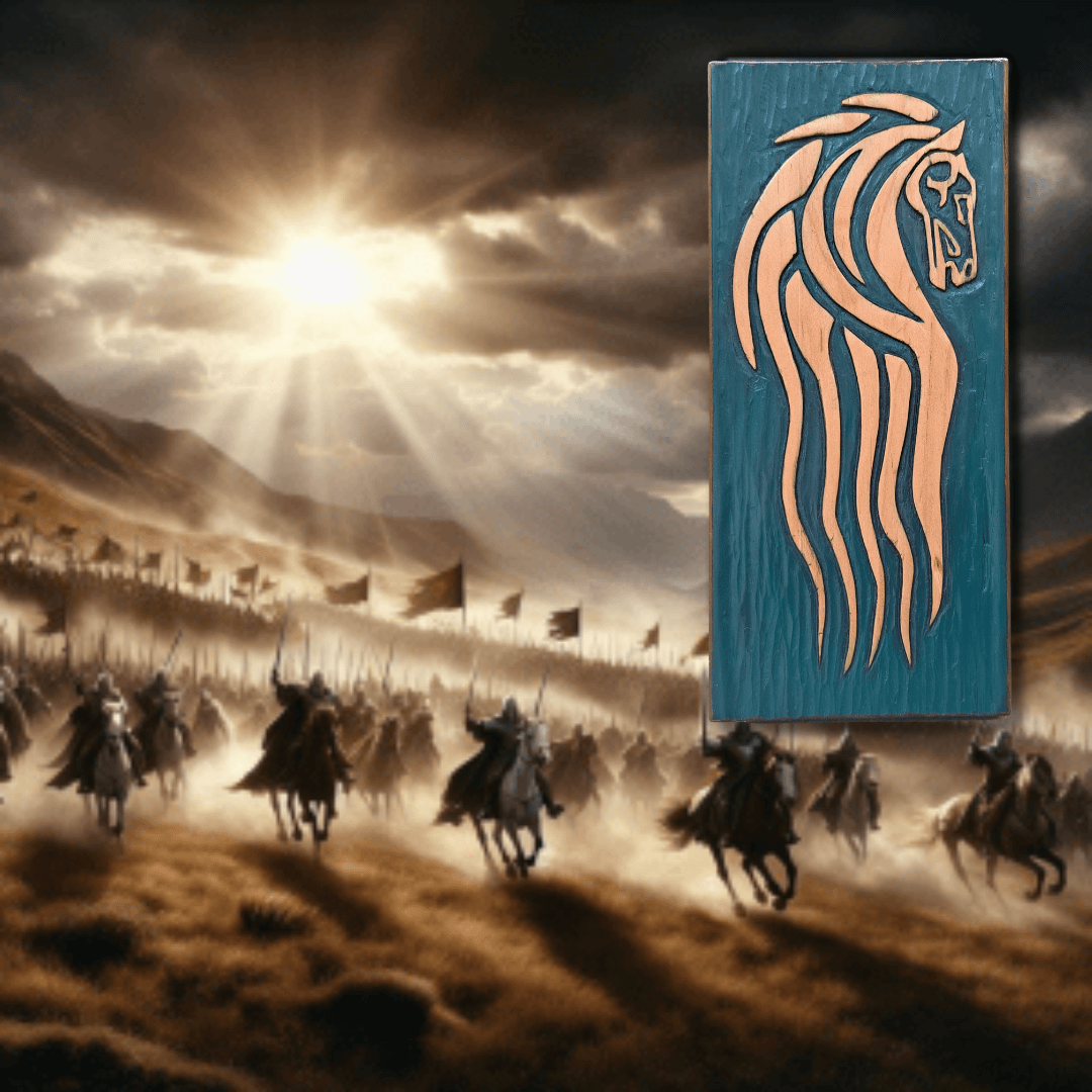 White Horse banner of Rohan - Image 2