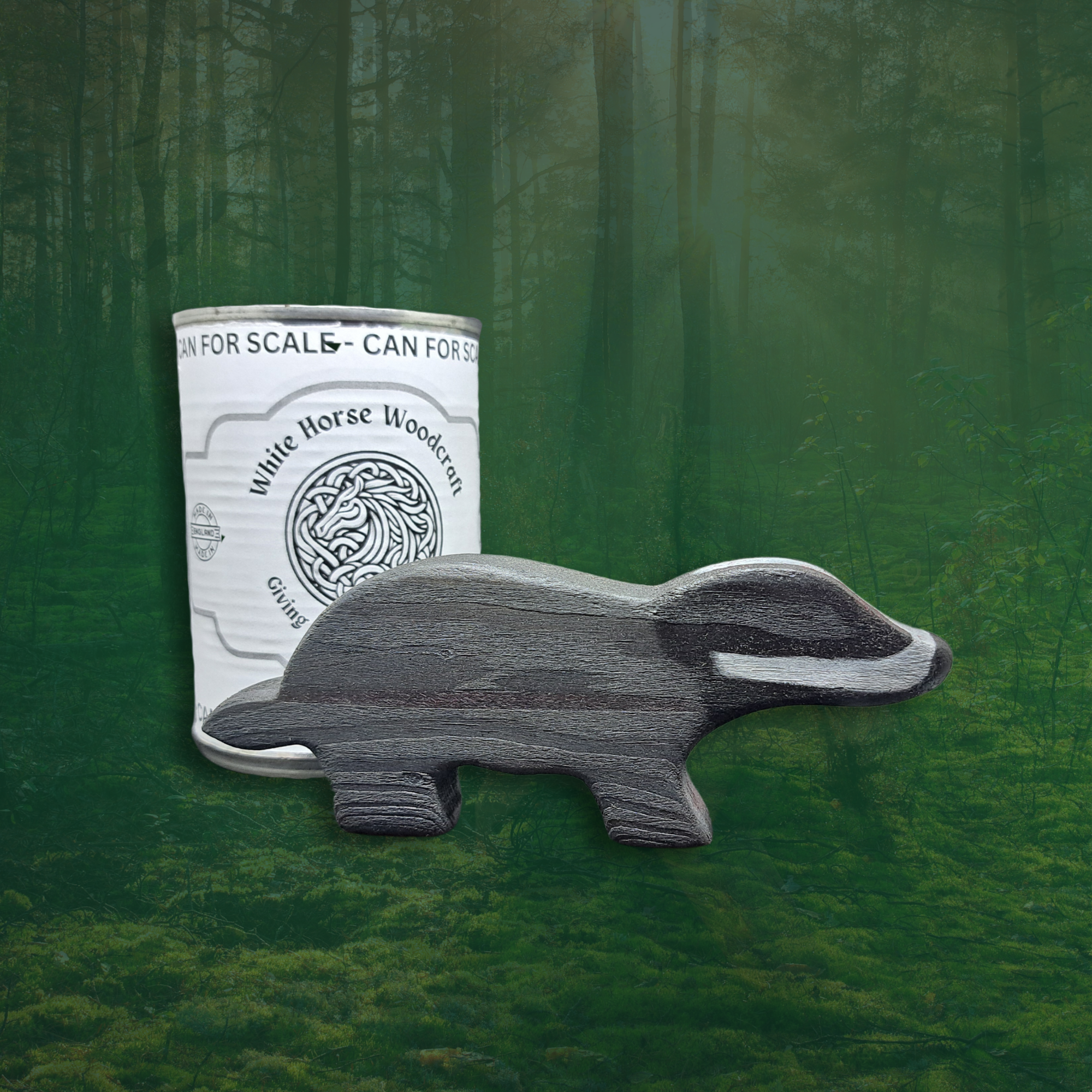 Waste Wood Badger - Handcrafted, Sustainable & Eco-Friendly - Image 5