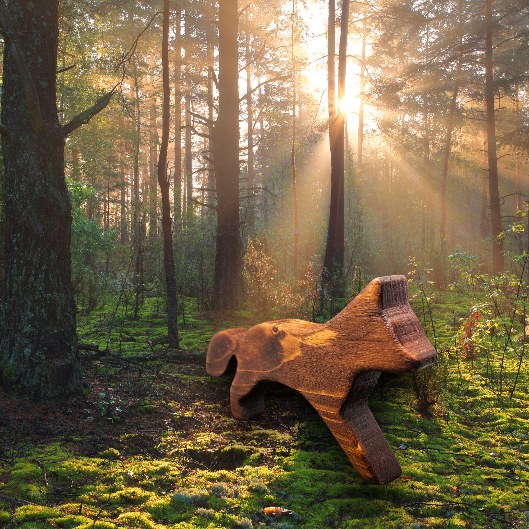 Waste Wood Fox - Handcrafted, Sustainable & Eco-Friendly - Image 3