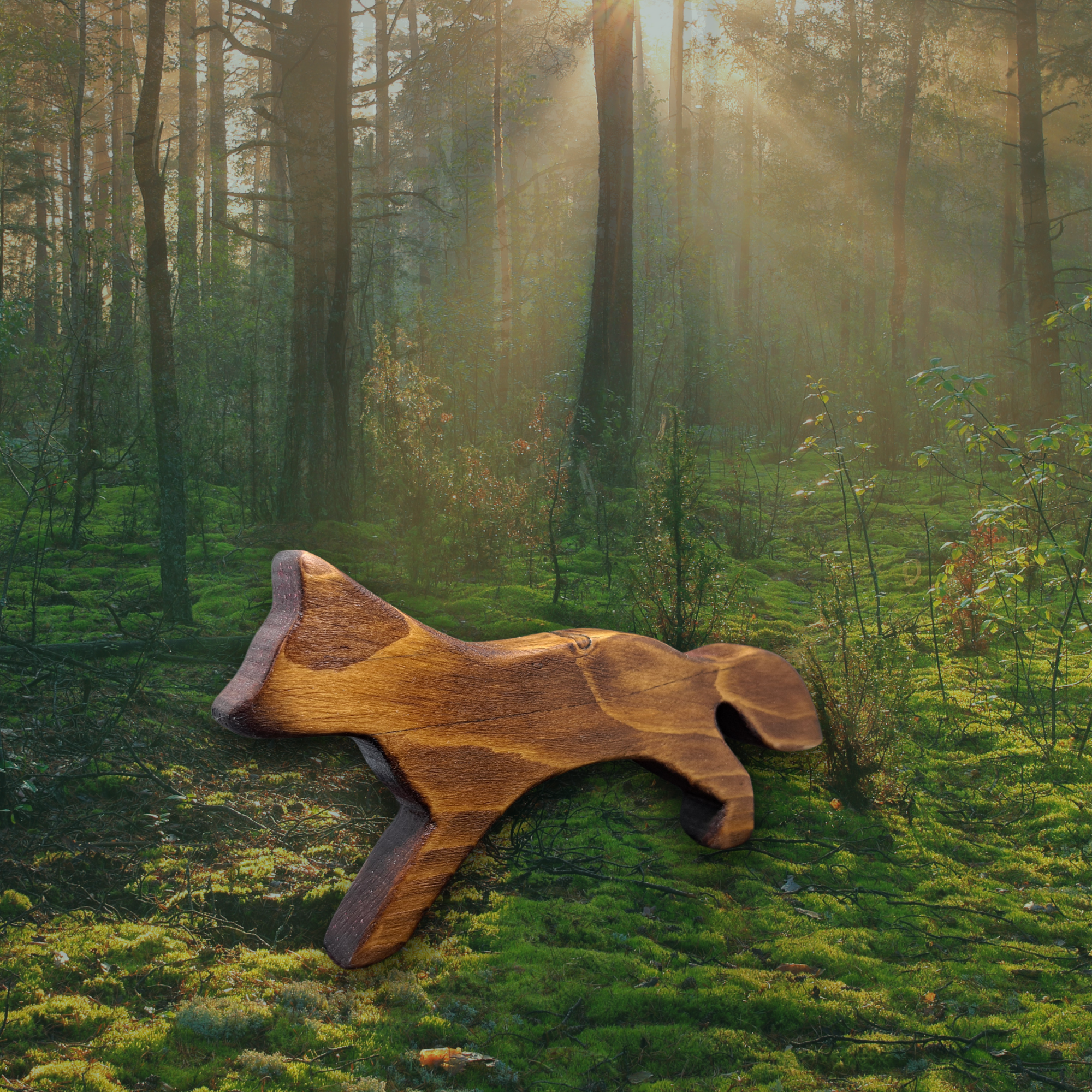 Waste Wood Fox - Handcrafted, Sustainable & Eco-Friendly - Image 2