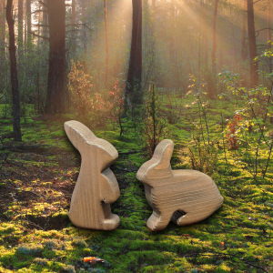 Waste Wood Rabbits - Handcrafted, Sustainable & Eco-Friendly