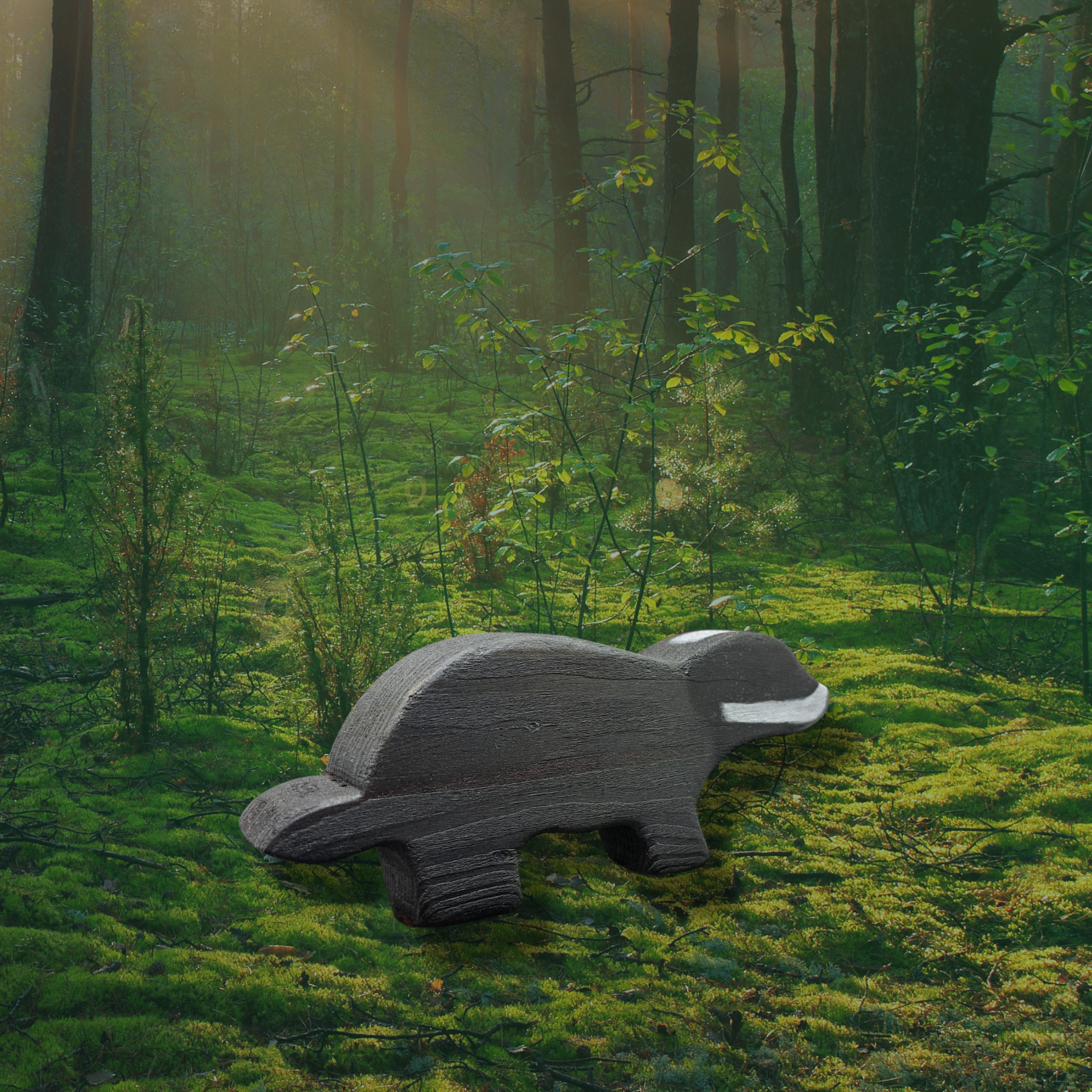 Waste Wood Badger - Handcrafted, Sustainable & Eco-Friendly - Image 3